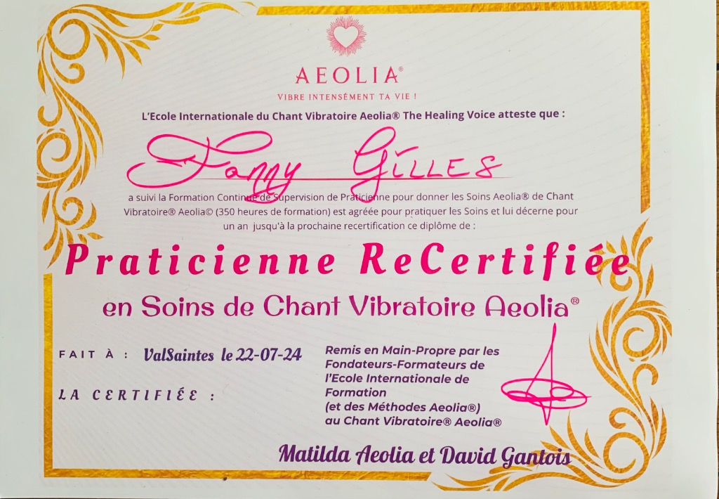 photo diplome Le Chant des Possibles