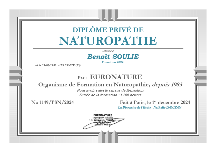 photo diplome Benoit Soulié