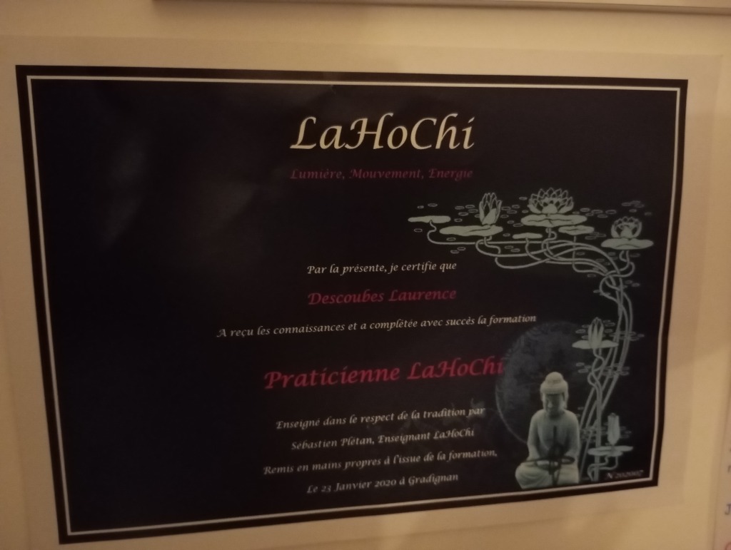 photo diplome Laurence Descoubes 