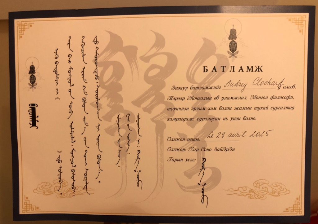 photo diplome Cabinet Adeyinka