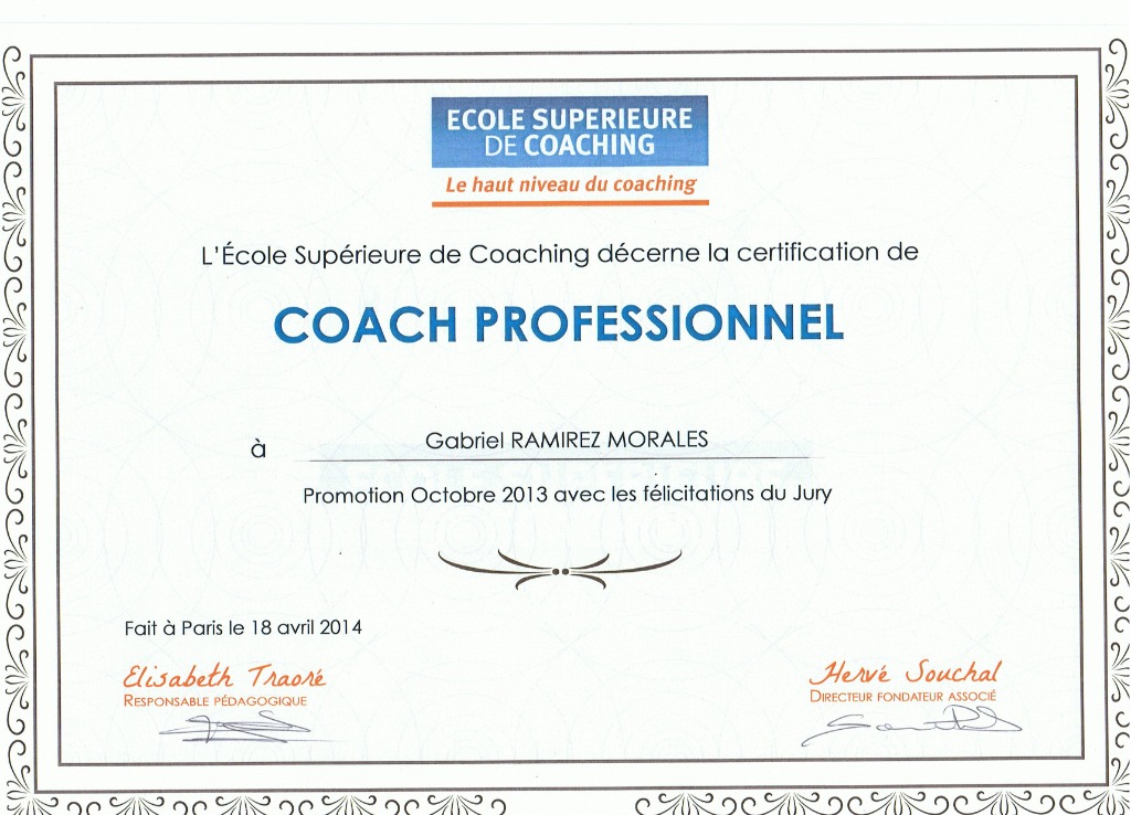 photo diplome Gabriel Ramirez Morales