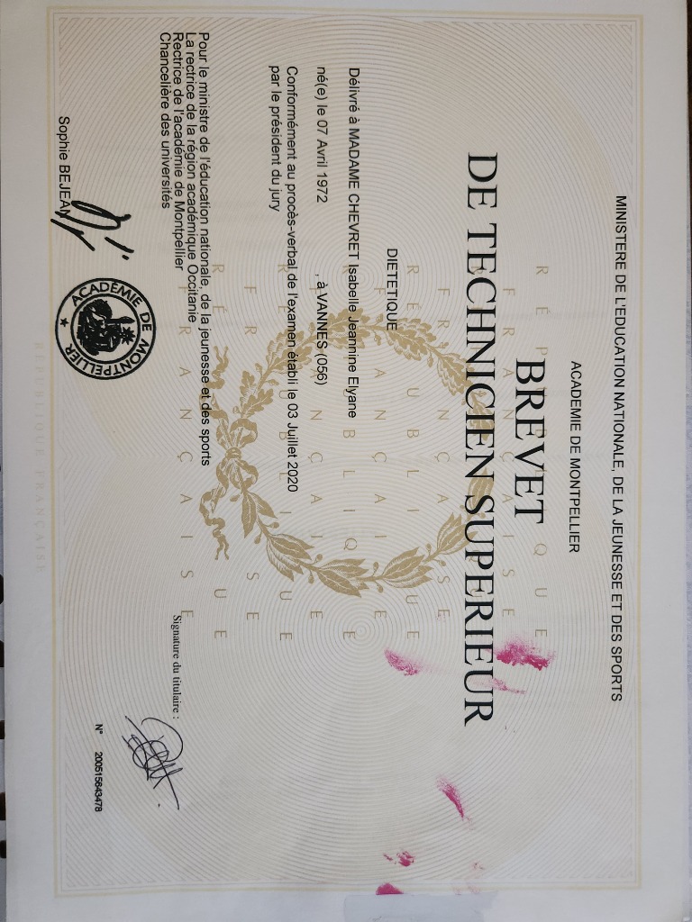 photo diplome Isabelle Roch/D&E Concept 