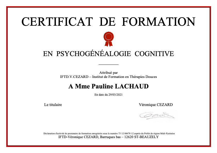 photo diplome Pauline Lachaud