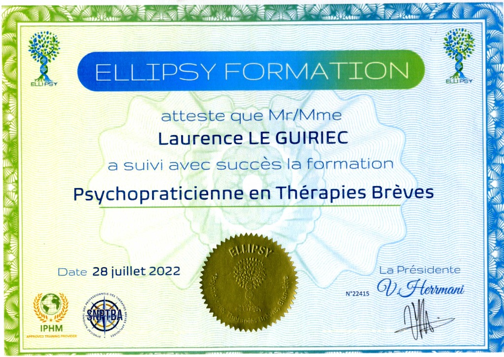 photo diplome Laurence Gouault