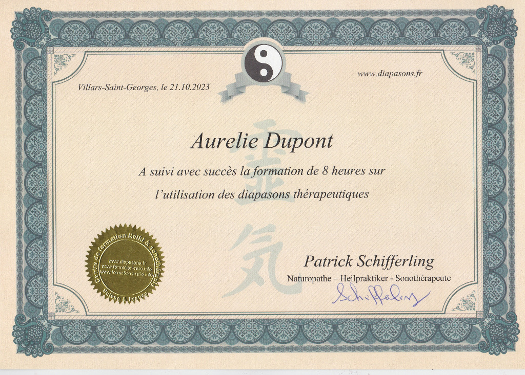 photo diplome Dupont Aurélie