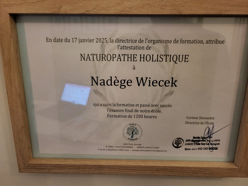 photo diplome Nadège Wiecek