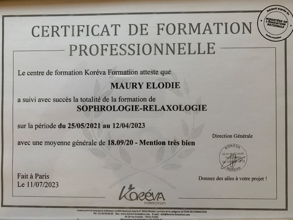 photo diplome Elodie maury