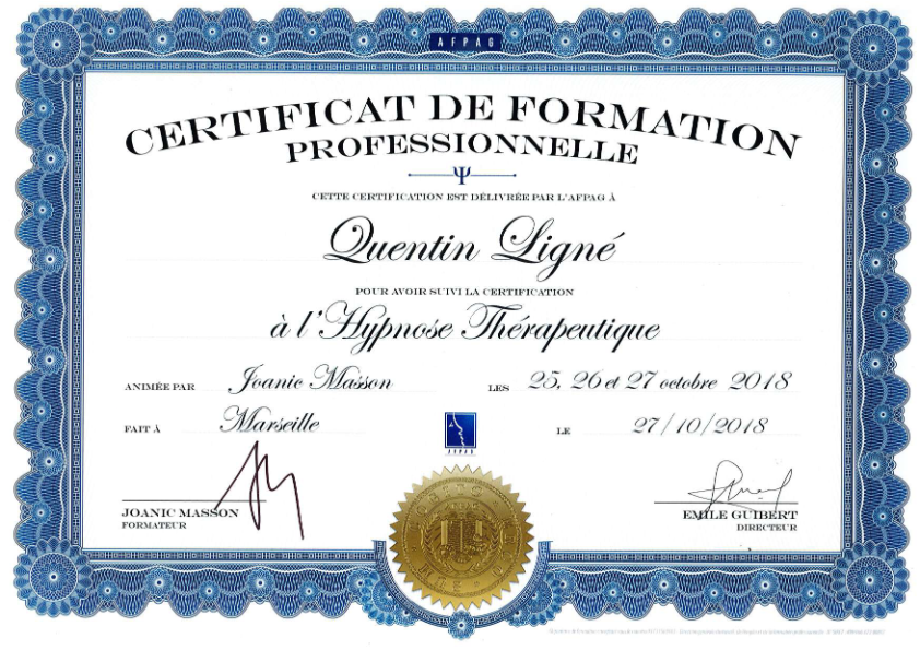 photo diplome Ligné Quentin