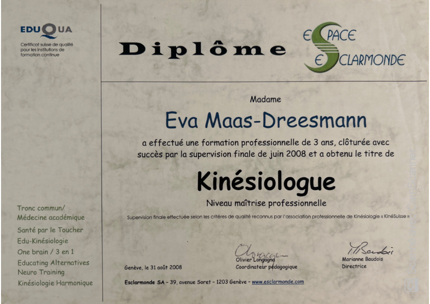 photo diplome Eva Maas-Dreesmann