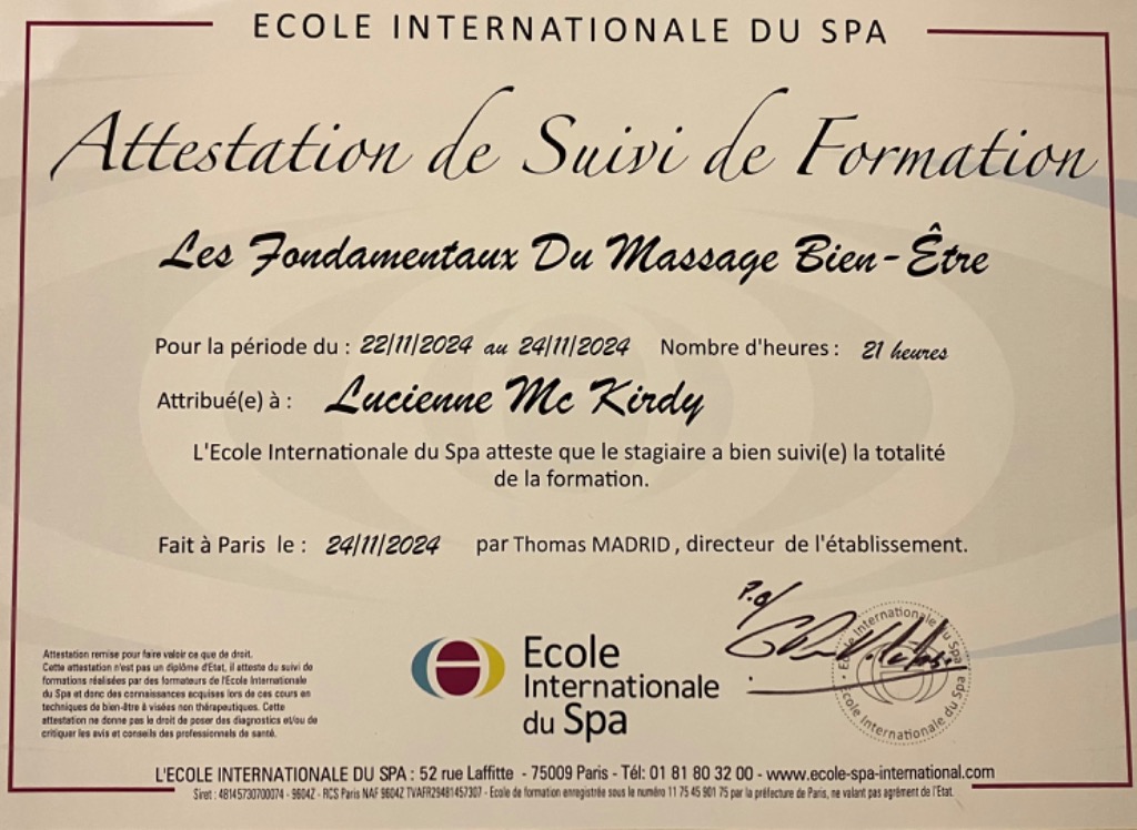 photo diplome Lucienne Rose