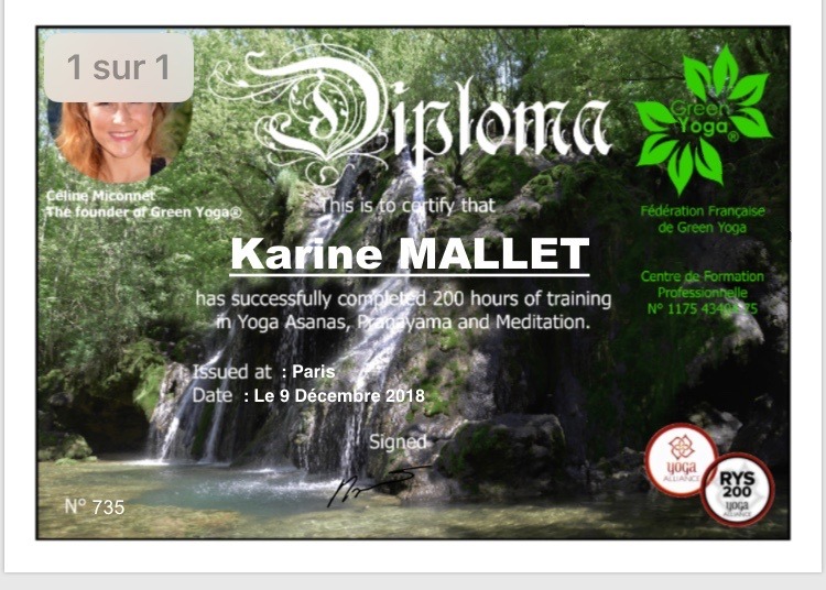 photo diplome Karine Mallet