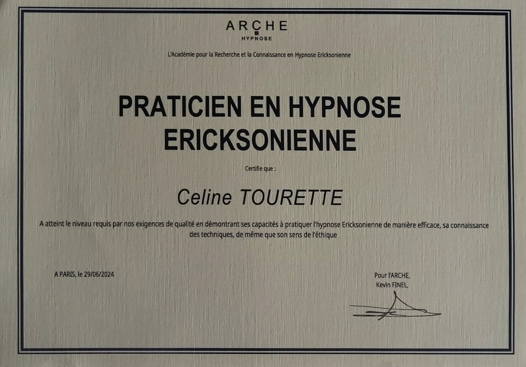 photo diplome Céline Tourette