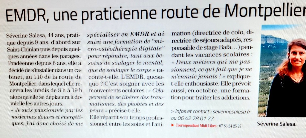 photo activite Séverine Salesa