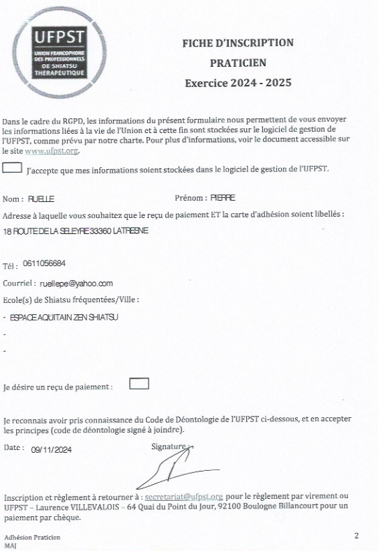 photo diplome PIERRE RUELLE