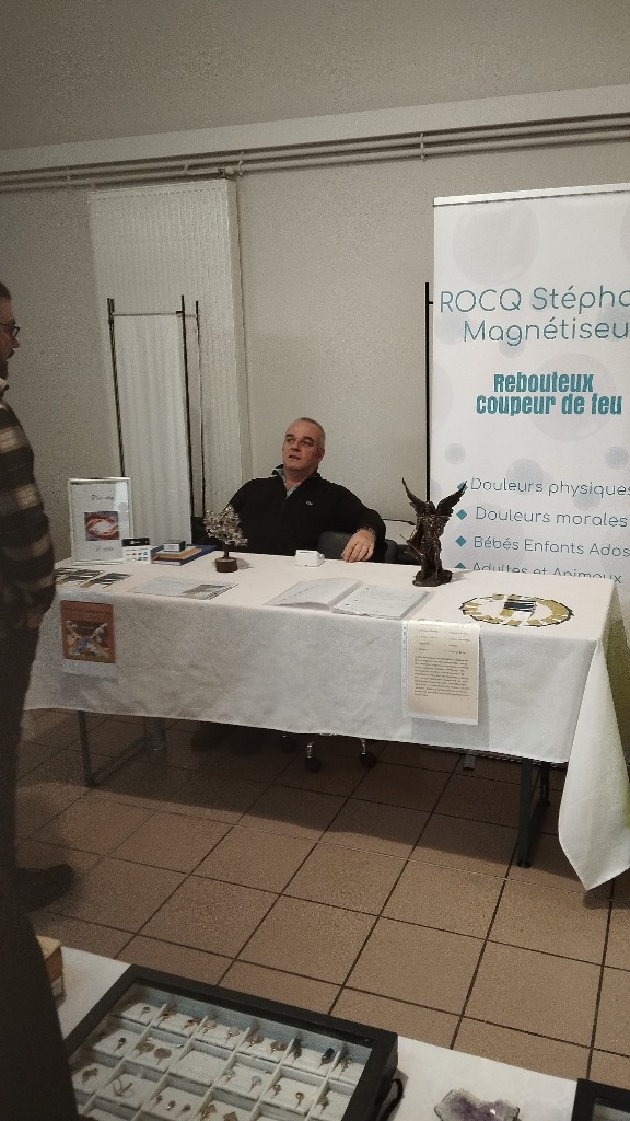 photo activite Stéphane ROCQ magnétiseur/guérisseur 