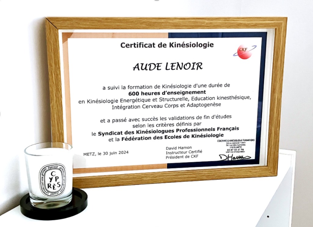 photo diplome Aude Lenoir