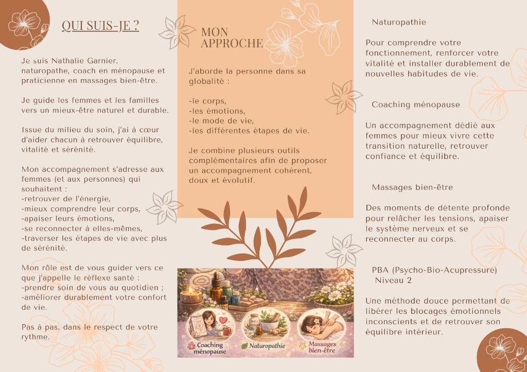 photo seance Naturopathe & Coache en Ménopause NaturoFamily’S23