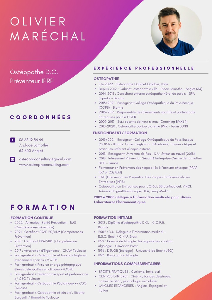 photo diplome Olivier MARECHAL