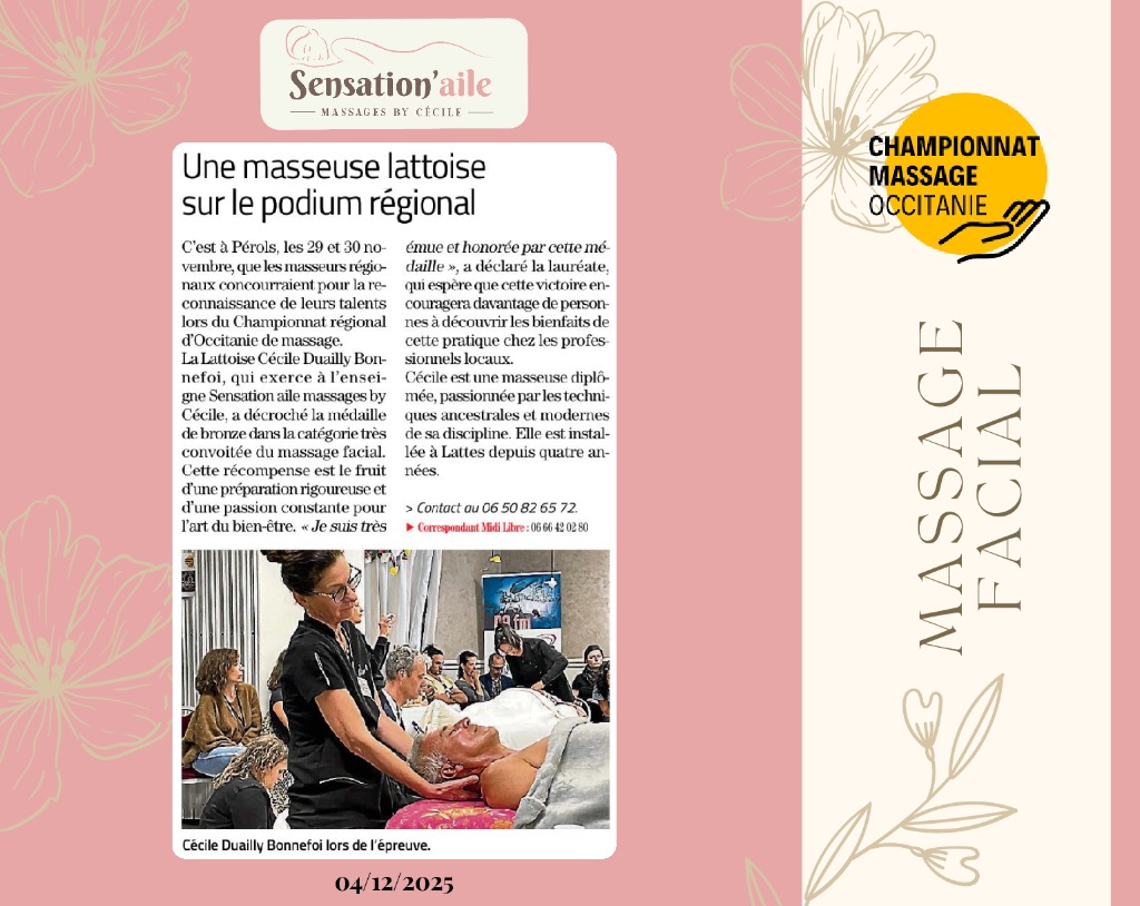 photo activite SENSATION AILE MASSAGES BY CECILE