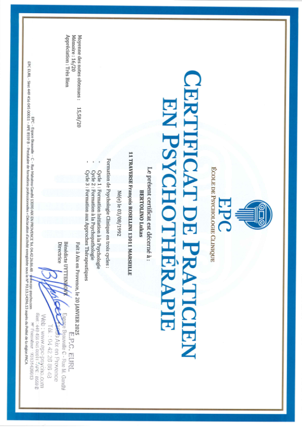 photo diplome Bertolino