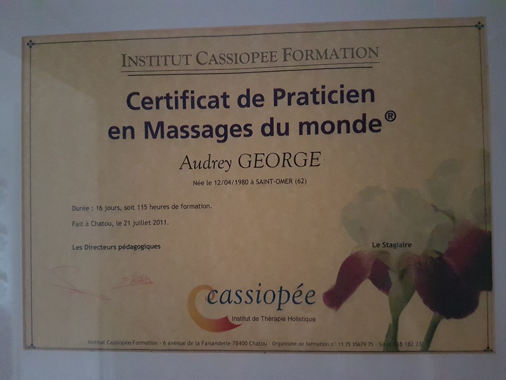 photo diplome Audrey GEORGE