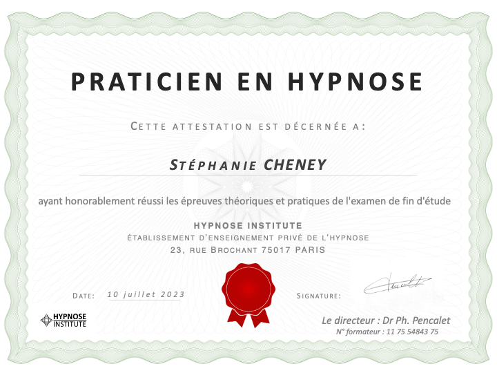 photo diplome MathéraPie Stéphanie CHENEY