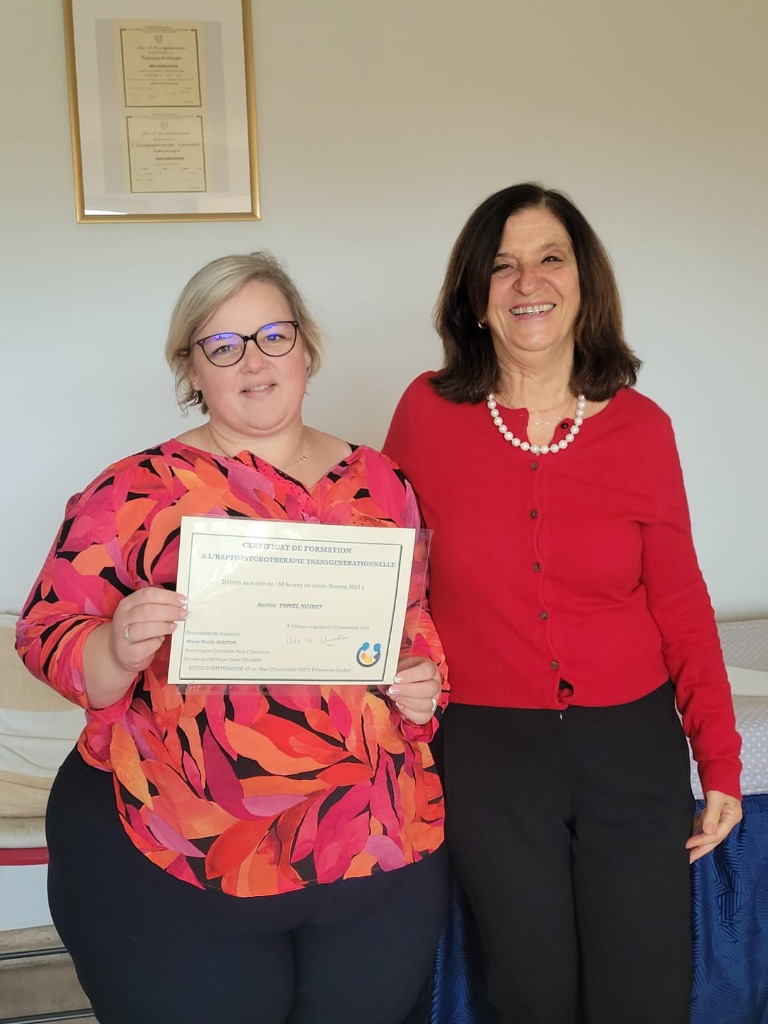 photo diplome Aurélie Thivel Noiret