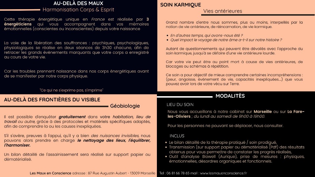 photo activite Les maux en conscience 