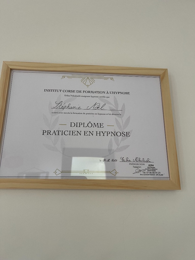 photo diplome Stéphanie Noël