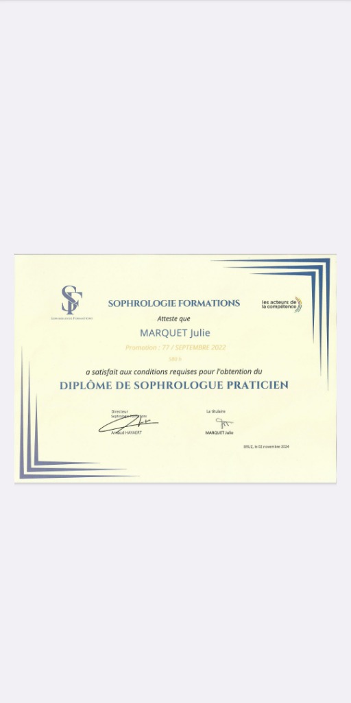 photo diplome Julie Marquet