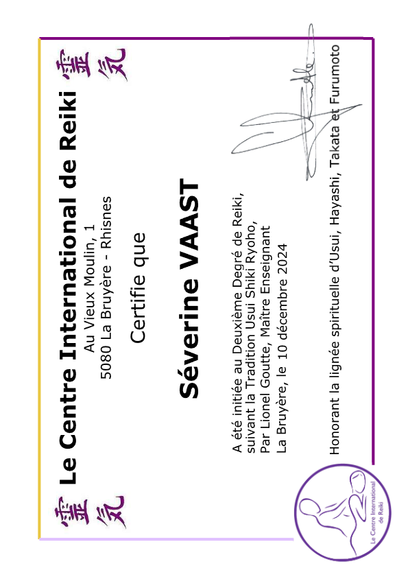 photo diplome Séverine VAAST