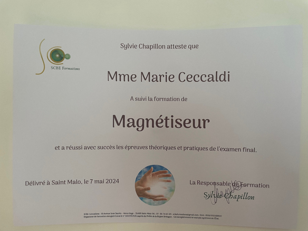 photo diplome Marie Ceccaldi