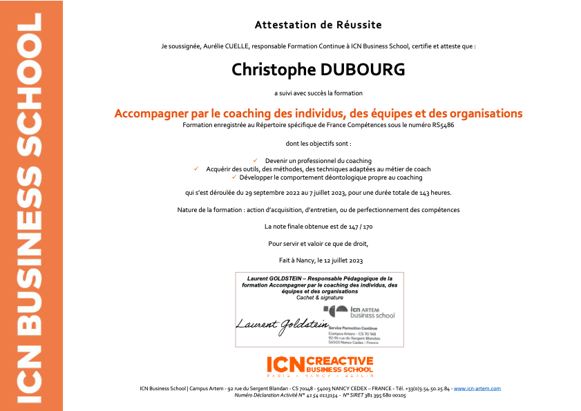 photo diplome Christophe Eutrapelie