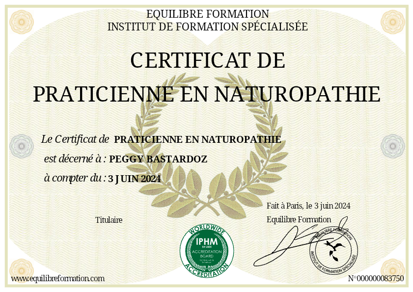 photo diplome Peggy Bastardoz