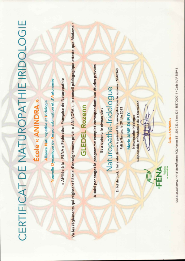 photo diplome Rozenn Glédel