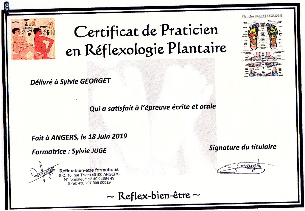 photo diplome Sylvie GEORGET