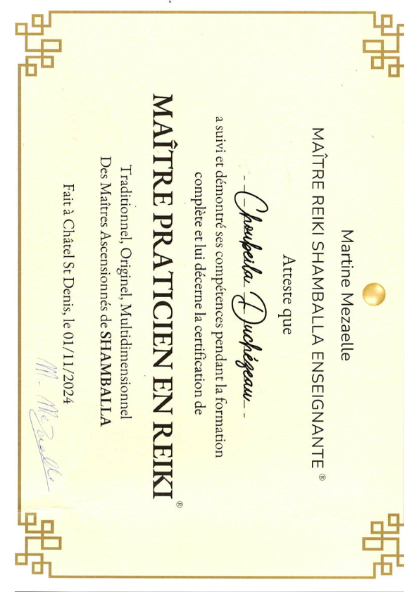 photo diplome Cécilia DUCHEZEAU