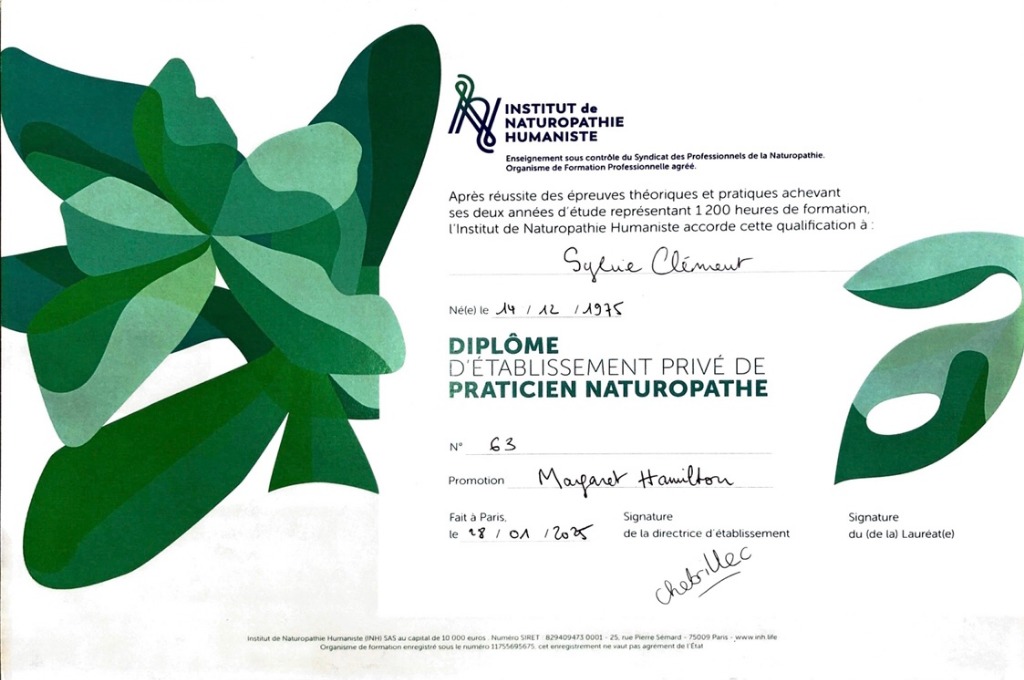 photo diplome Sylvie CLEMENT