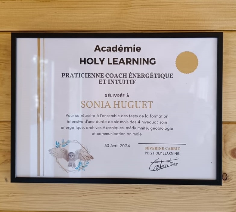 photo diplome Sonia MARTIN