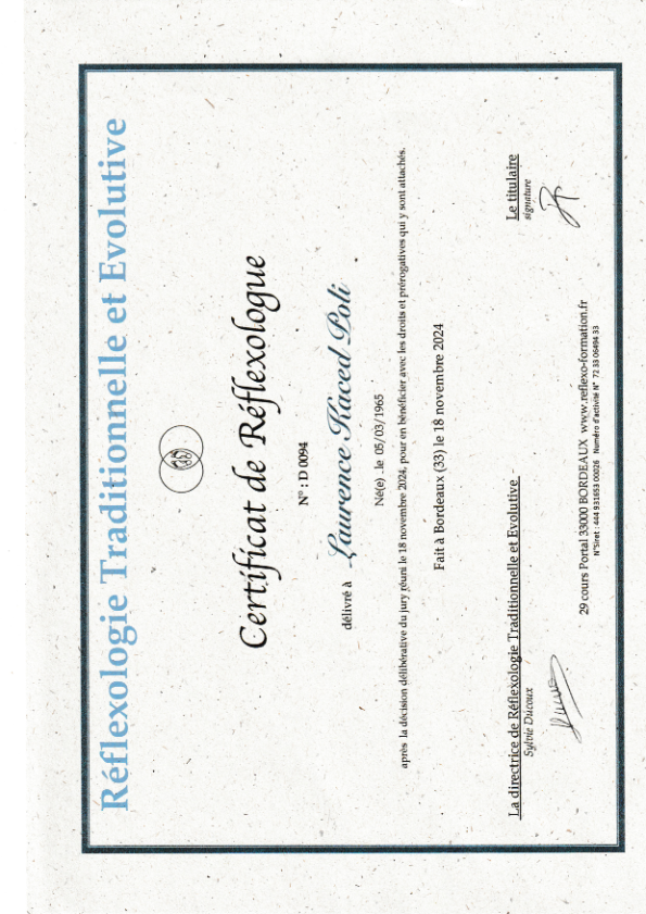 photo diplome Laurence POLI