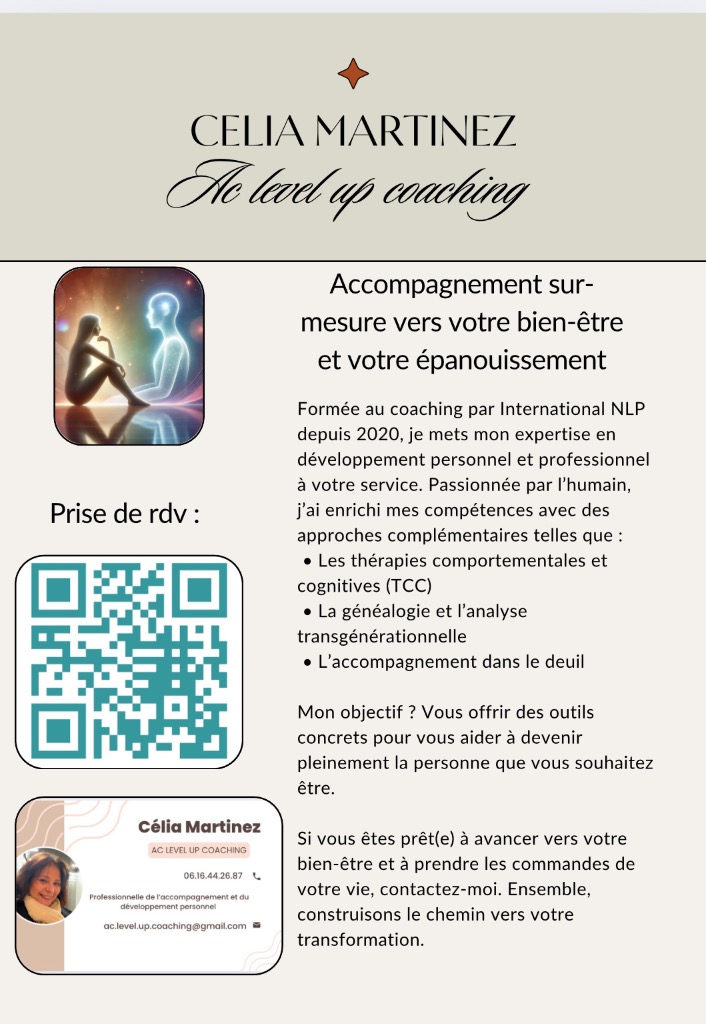 photo portrait Célia Martinez (AC Level Up Coaching)