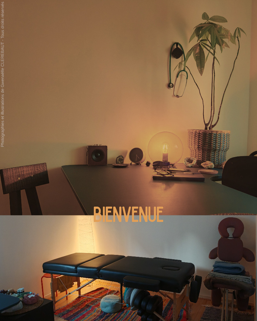 photo cabinet Gwenaëlle CLEREBAUT | Analyste & Somatothérapeute
