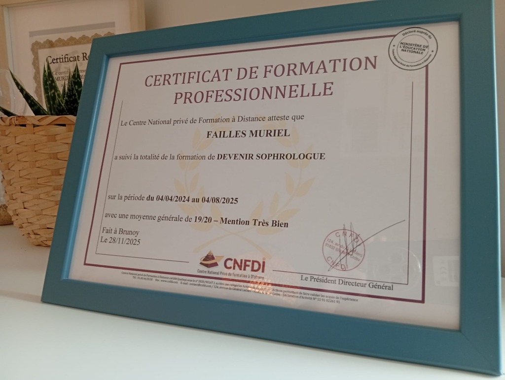 photo diplome Muriel FAILLES-RAYAPIN