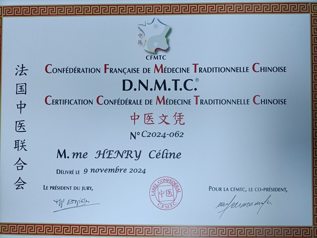 photo diplome Céline Henry