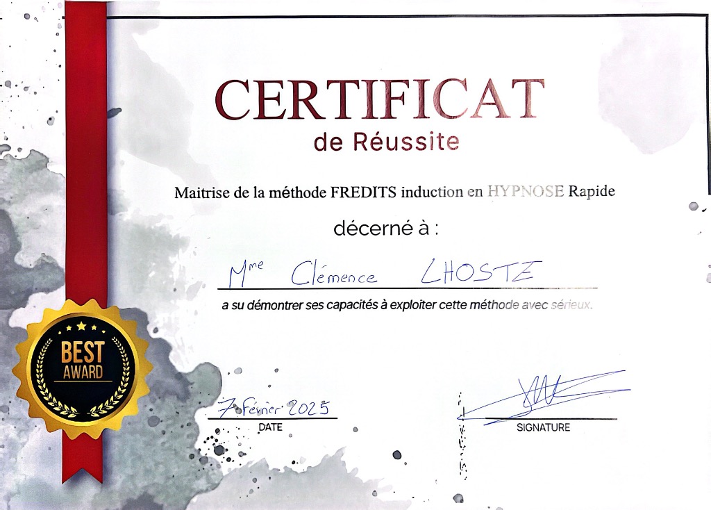 photo diplome Clémence Lhoste