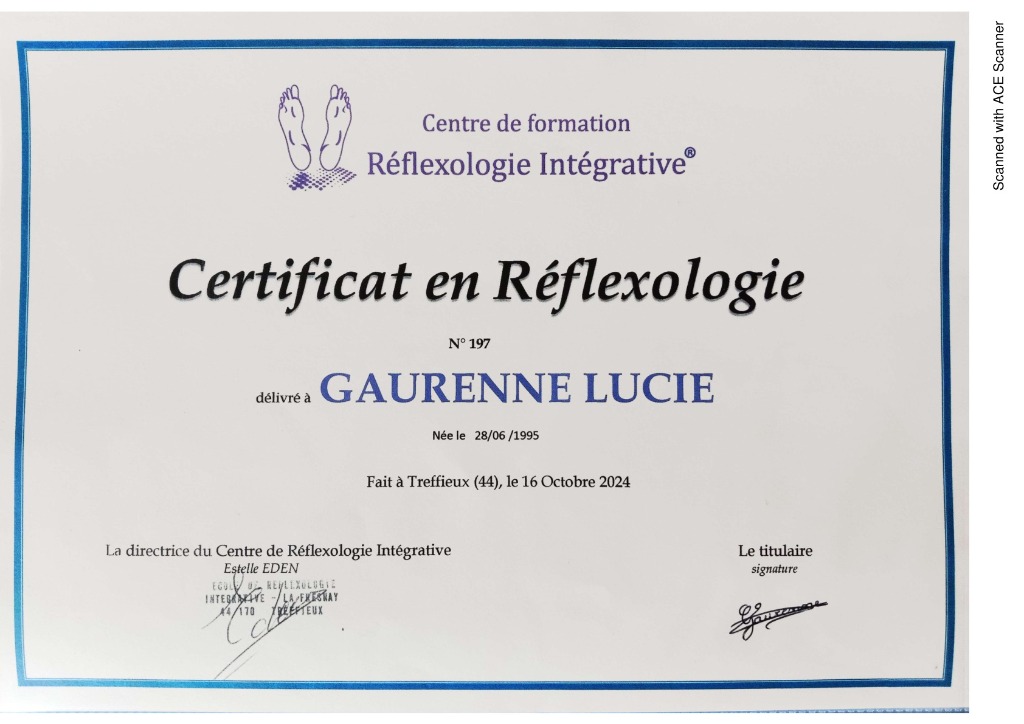 photo diplome Lucie Gaurenne 