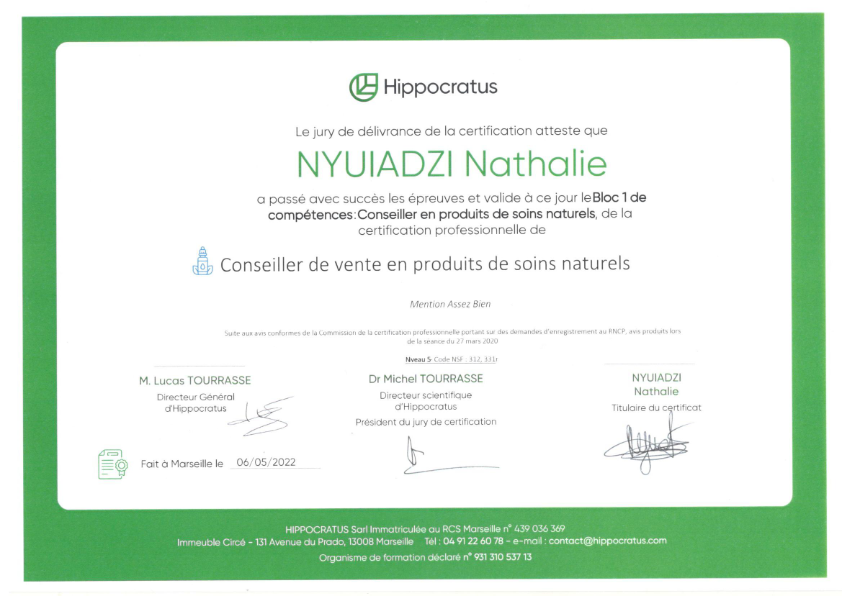 photo diplome Nathalie Nyuiadzi