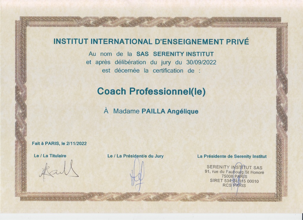 photo activite Angélique Pailla