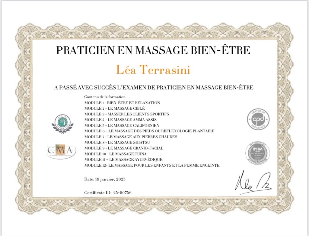 photo diplome Léa Terrasini 