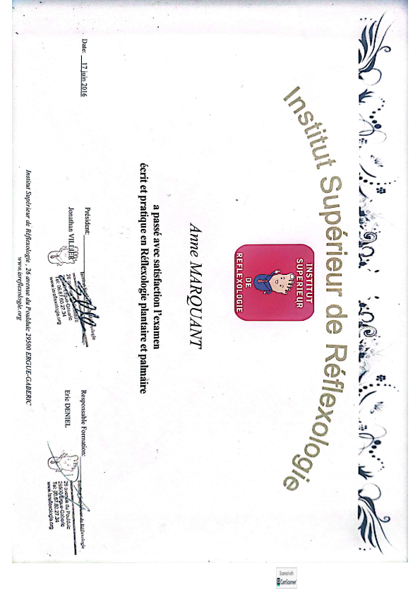 photo diplome Anne Marquant RessourcéA